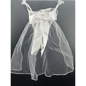 Fredrick's Of Hollywood Wedding Thong Beaded‎ With Veil EE11